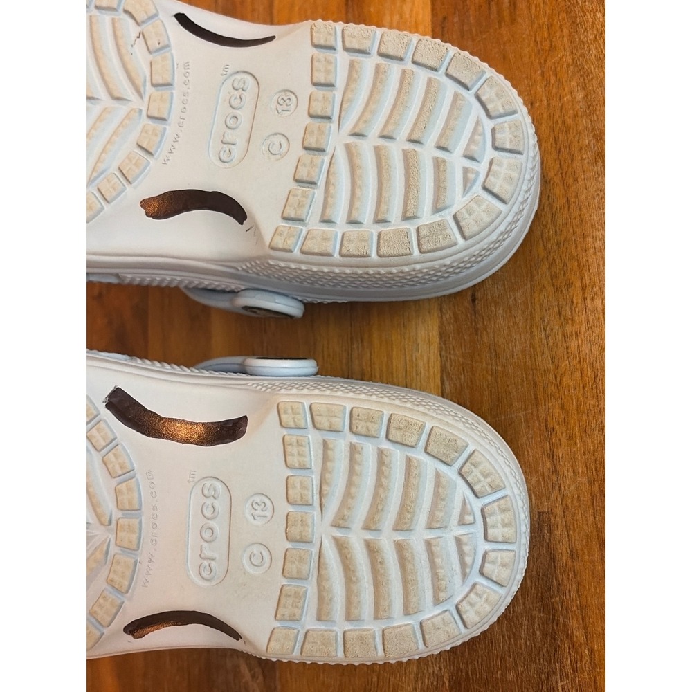 Crocs Kids Classic Clog Light Blue Water Friendly Shoes Size C13 - Picture 8 of 8